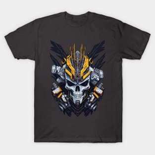 Mecha Skull S02 D45 T-Shirt